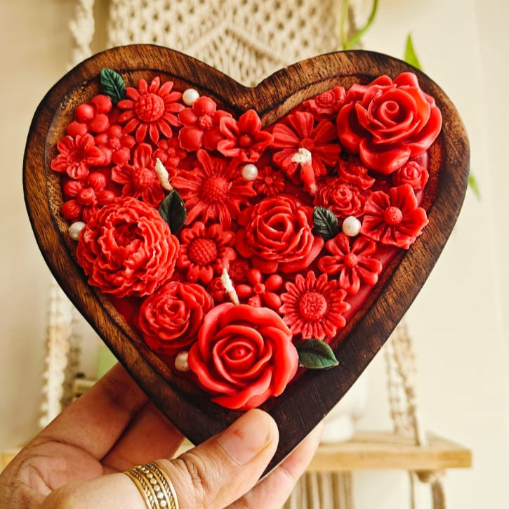 Rosy Romance Candle
