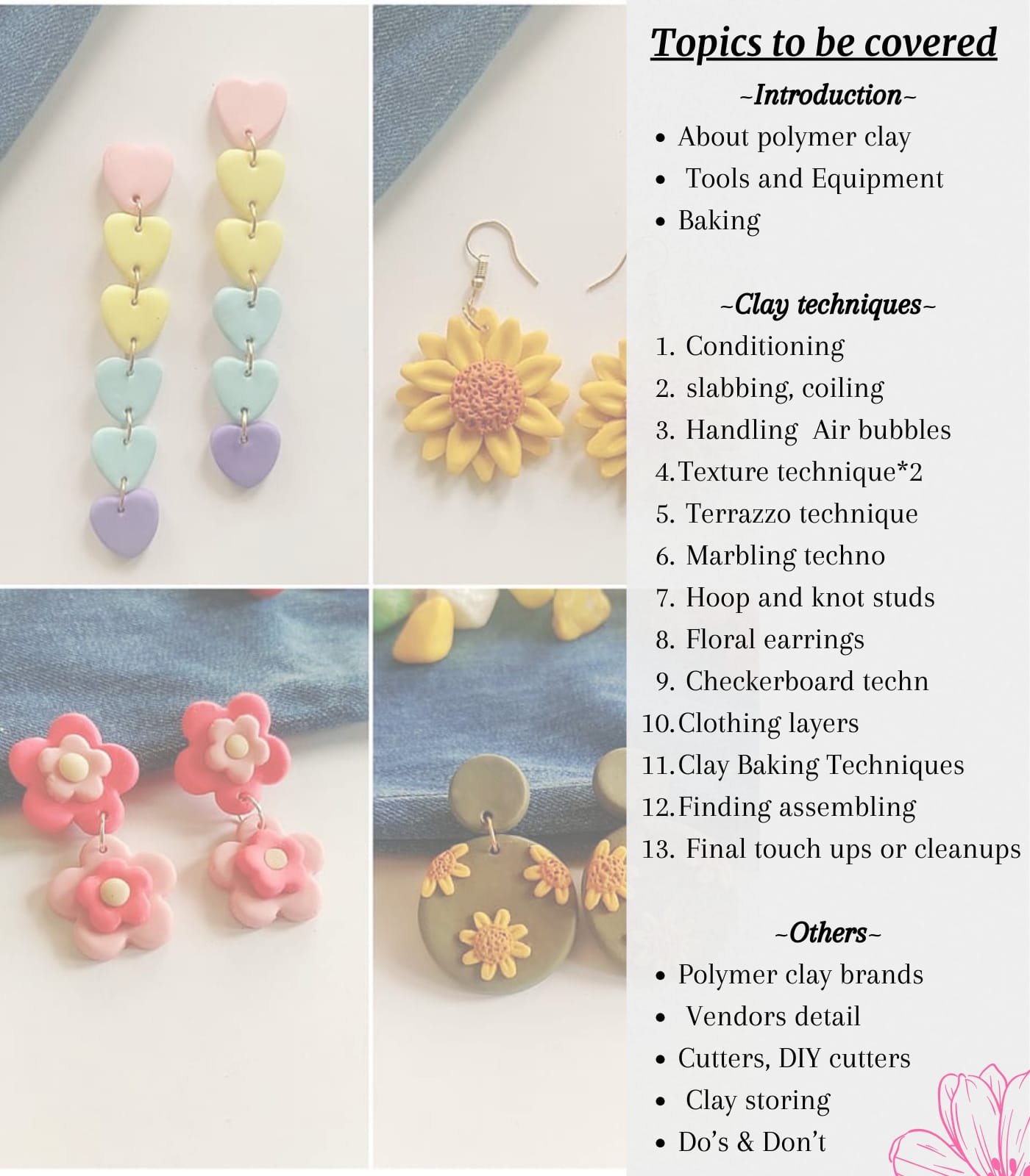 Polymerclay Jewellery workshop