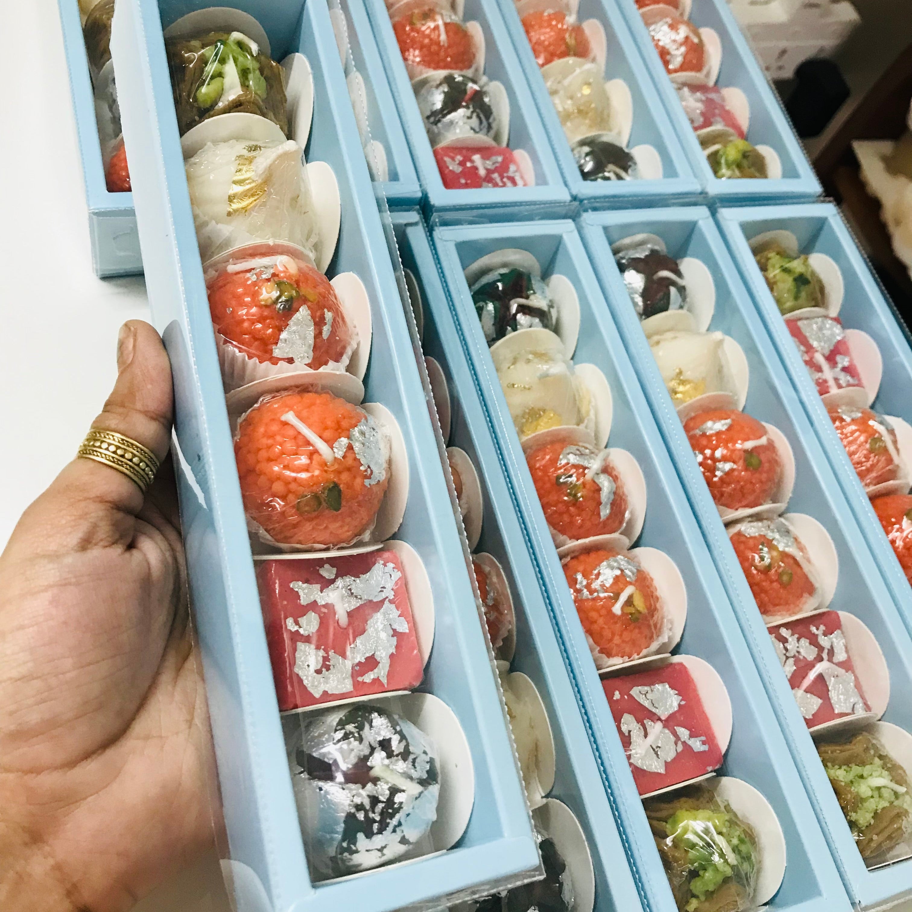 Barfi Bliss – Candle Gift Box (6 pcs)