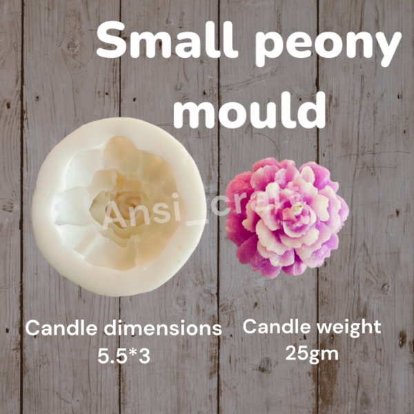 Small Peony flower mould