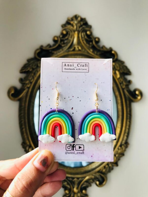 Rainbow earrings ( Vibrant)